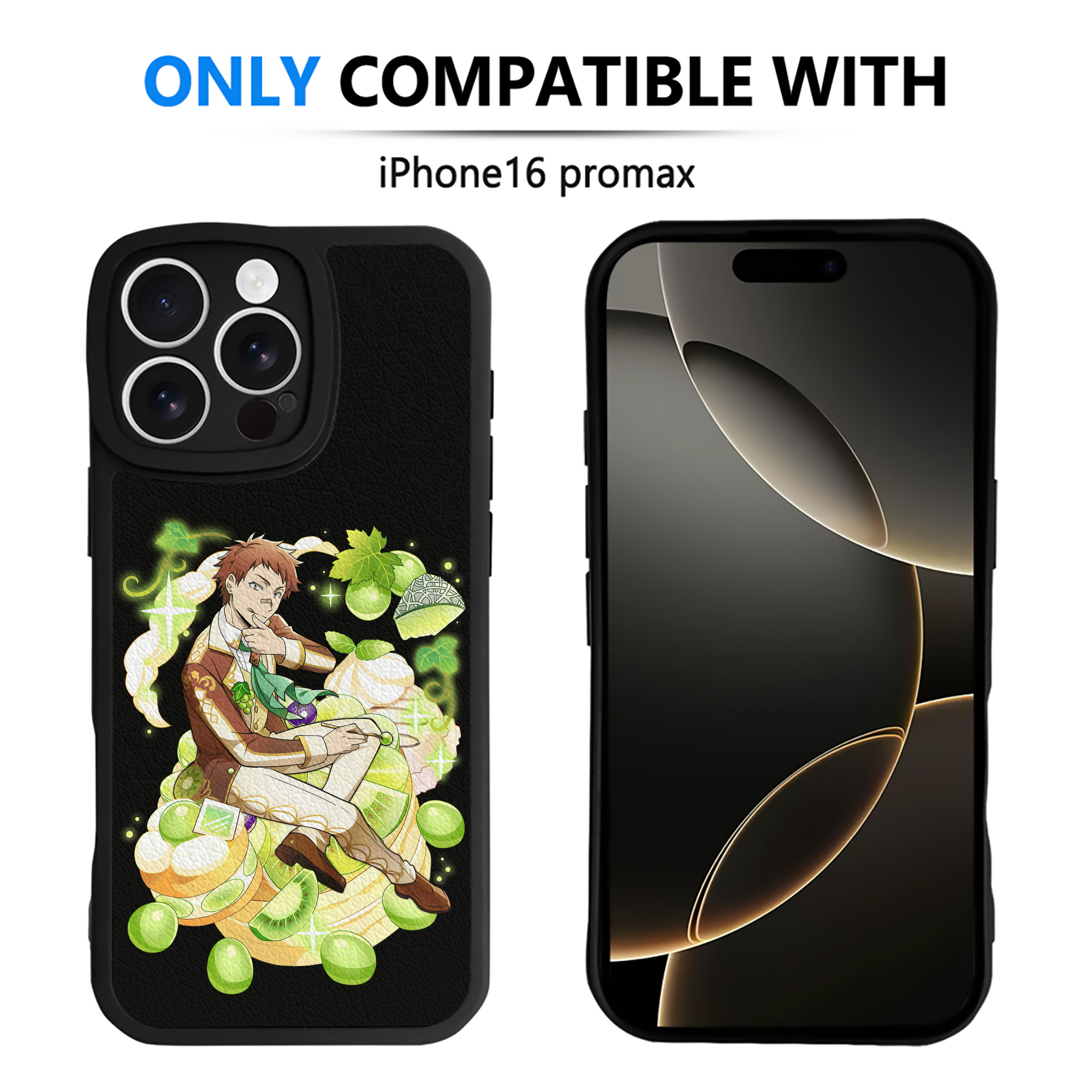 （画像用） 文豪ストレイドッグス Bungo Stray Dogs 【iPhone 16シリーズ対応】シリコンスマホケース（レザー調） 材質：シリコン
